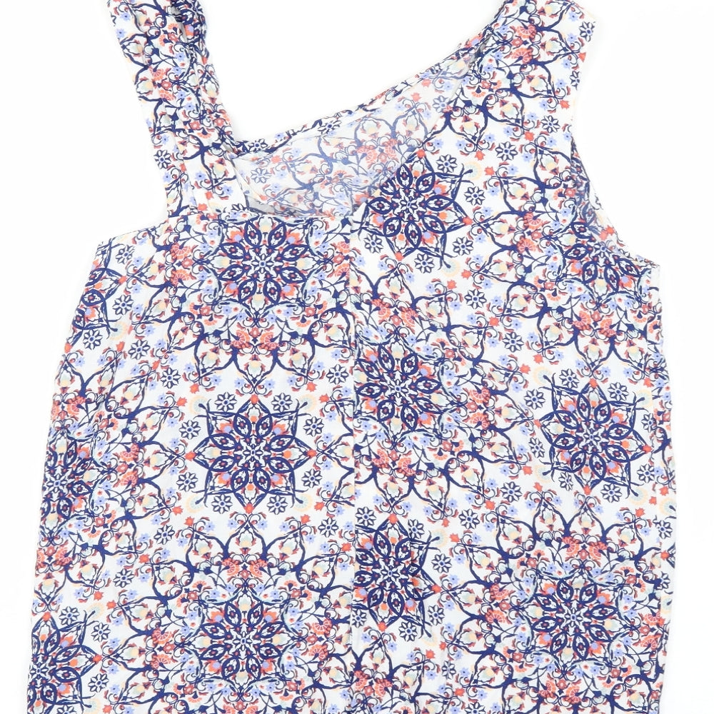 TU Womens Multicoloured Floral Basic Blouse Size 10