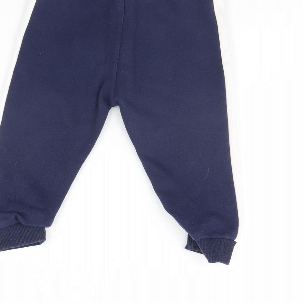 Fred & FLo Baby Blue Jogger Trousers Size 9 Months