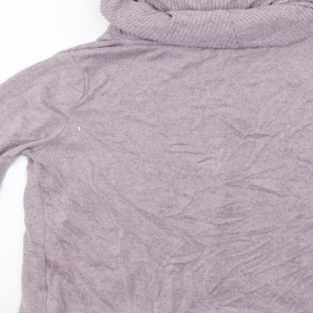 George Womens Purple Pullover Sweatshirt Size 10