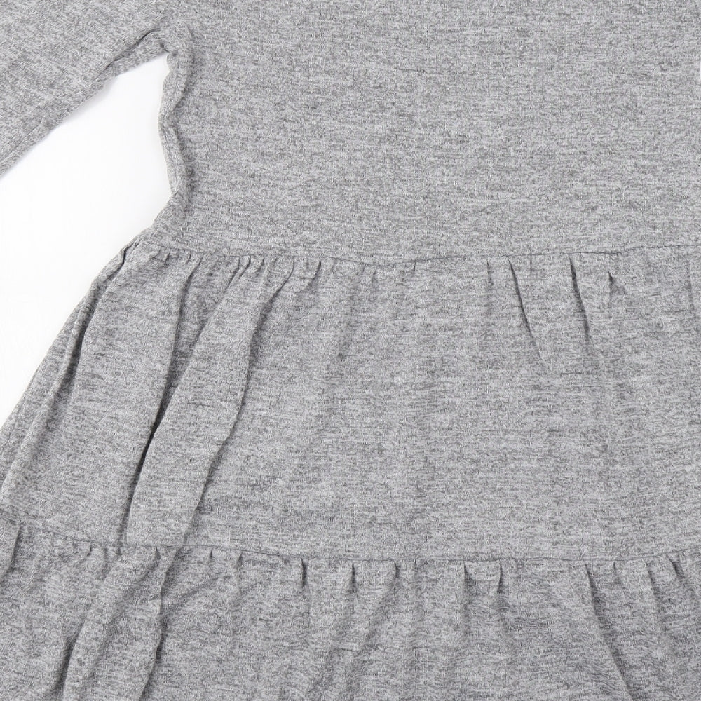 New Look Womens Grey Jumper Dress Size 6