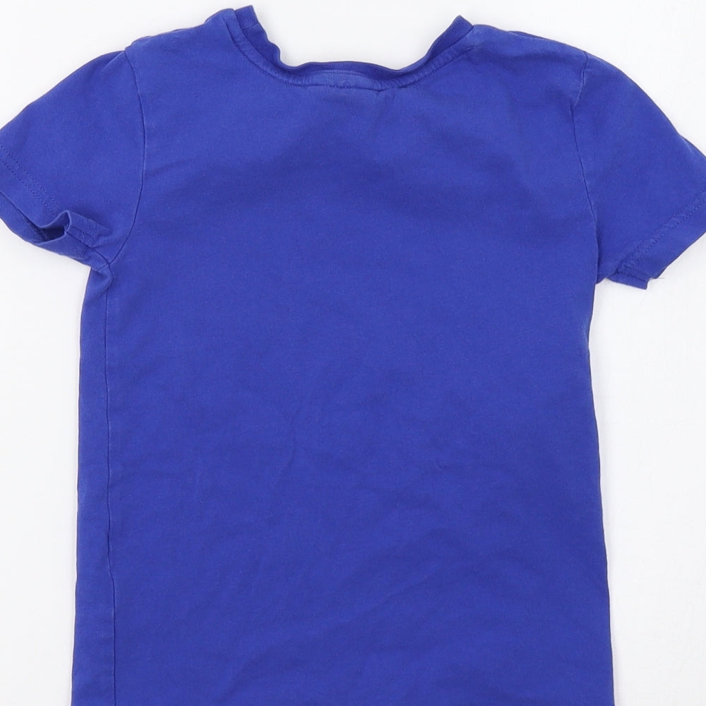 NERF Boys Blue Camouflage Pullover T-Shirt Size 5-6 Years