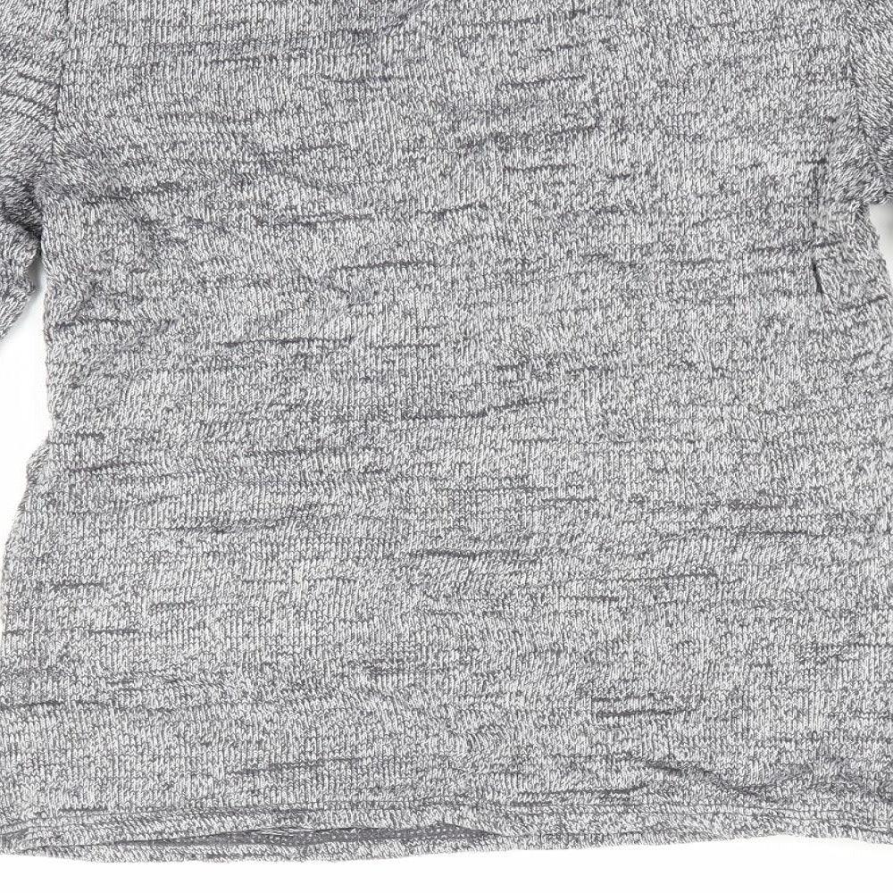 Miss Selfridge Womens Grey Tunic Jumper Size 8