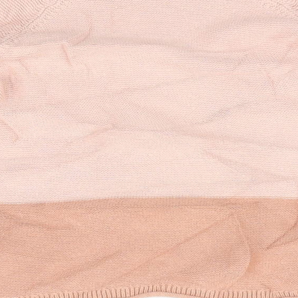H&M Girls Orange Pullover Jumper Size 3-6 Months - Peach in Colour