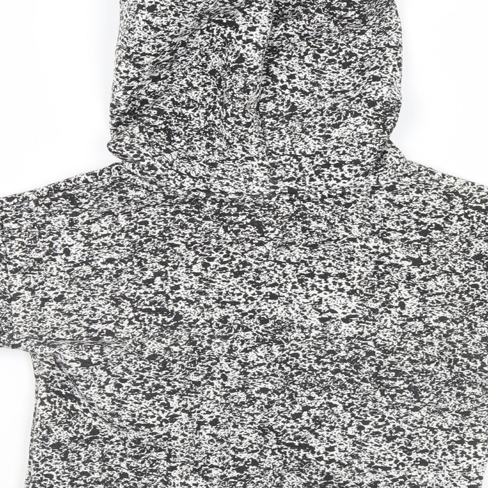 Matalan Boys White Animal Print Pullover Hoodie Size 2-3 Years - Little Boss