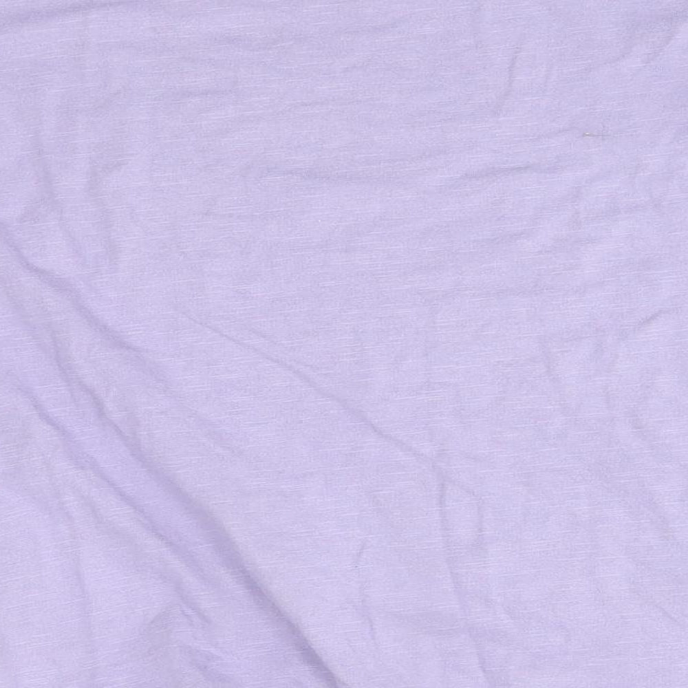NEXT Girls Purple Basic T-Shirt Size 9 Years - reversible sequins