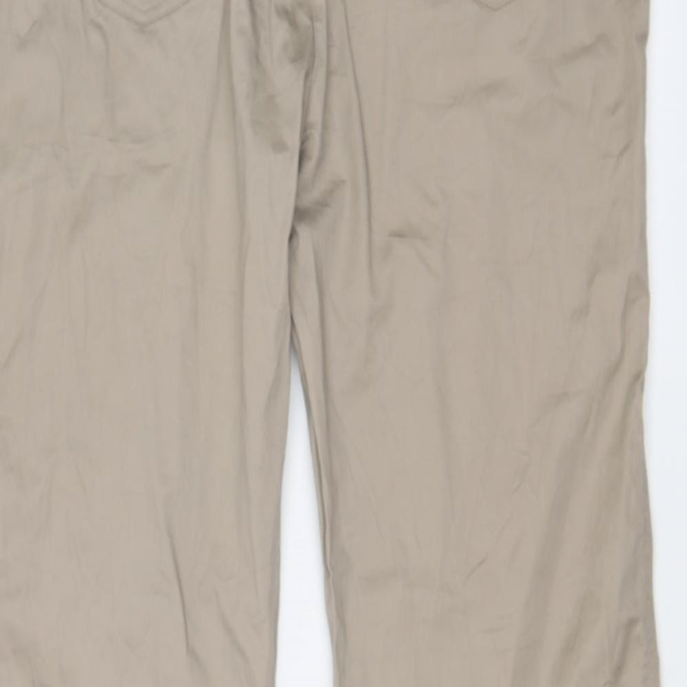 ARYTON Womens Beige Trousers Size 18 L30 in