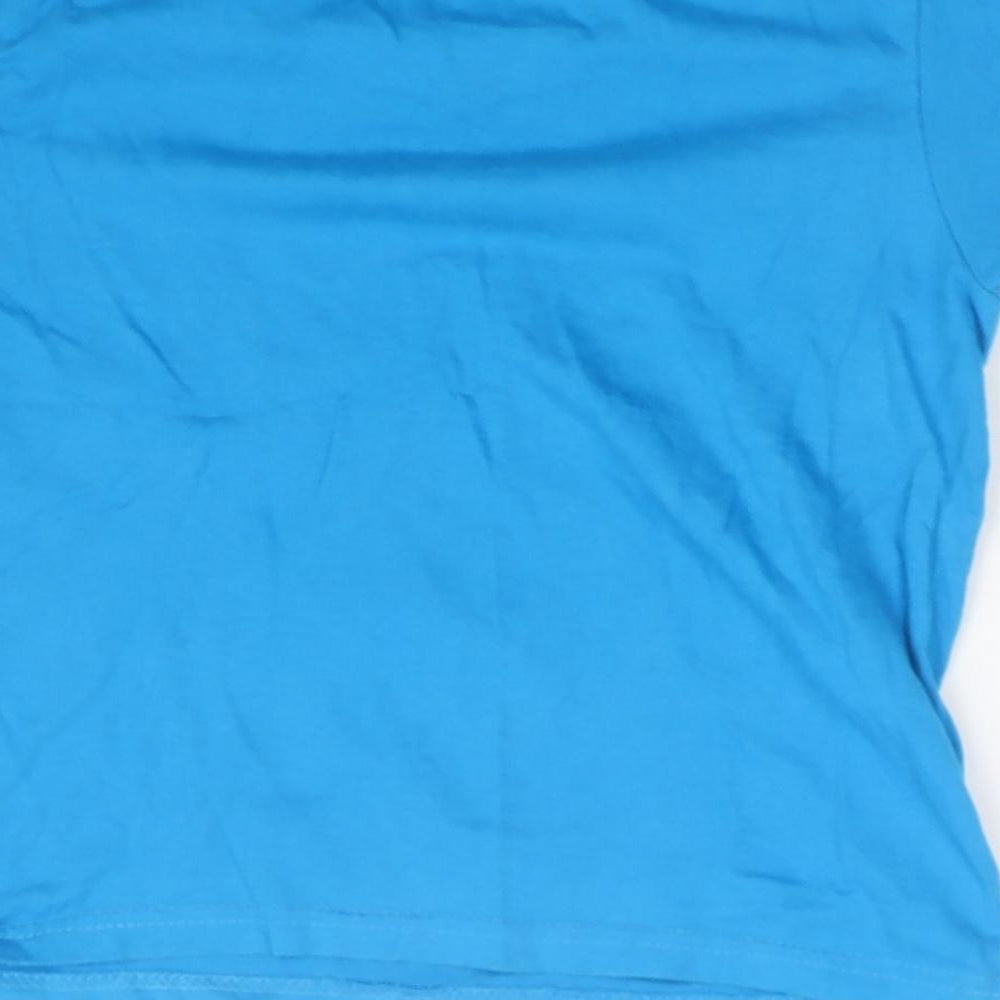 J&G Boys Blue Solid Pyjama Top Size 6 Years