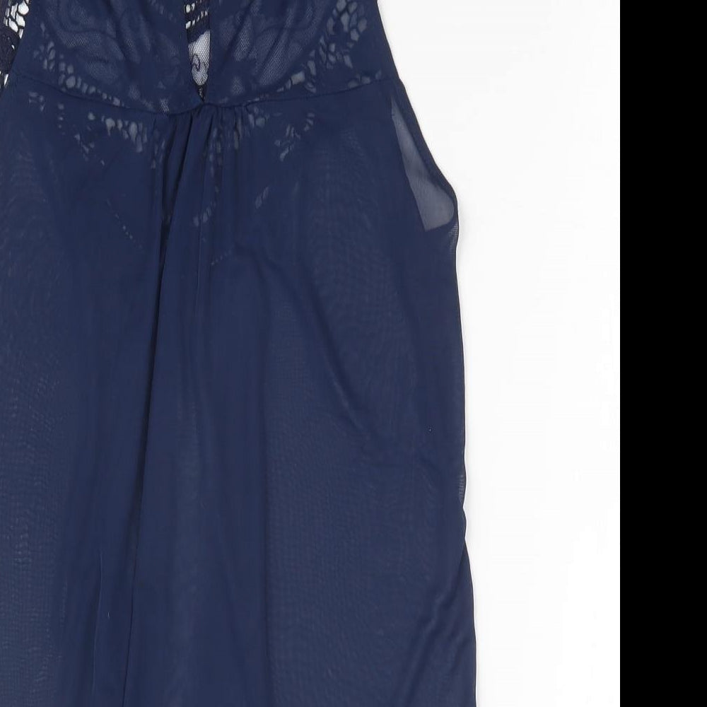 Atmosphere Womens Blue Basic Tank Size 8