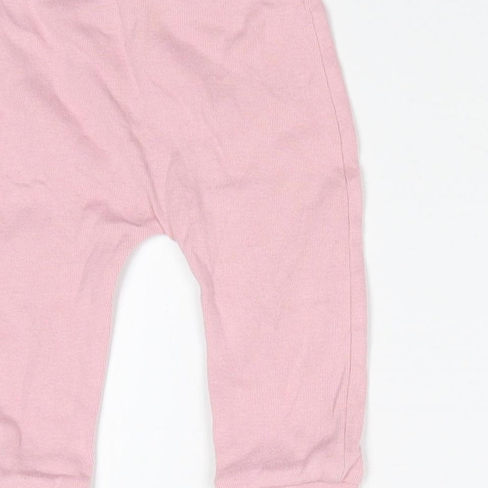 George Baby Pink Jogger Leggings Size 3-6 Months