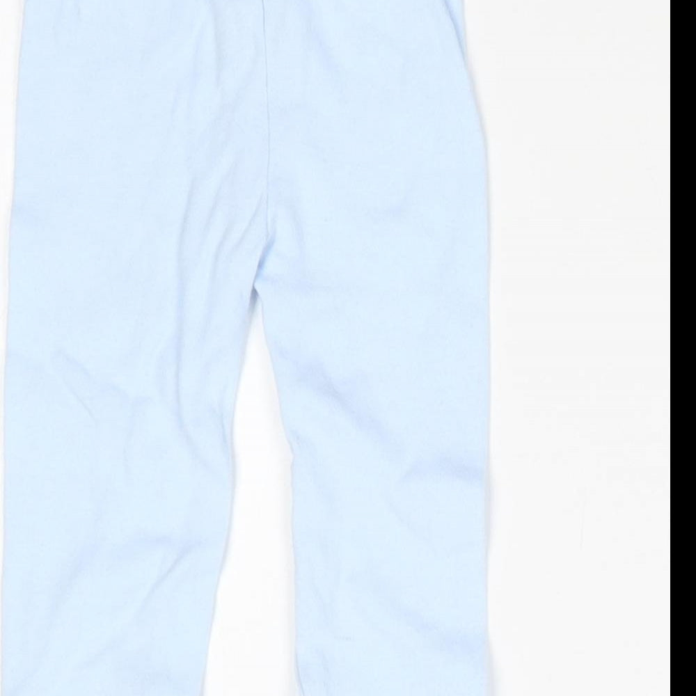 BEBE BONITO Baby Blue Jogger Leggings Size 3-6 Months