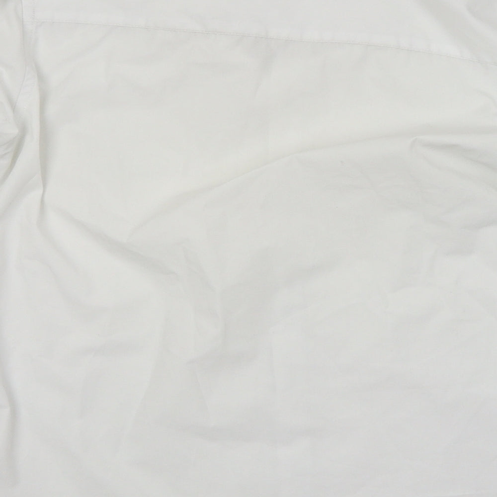 F&F Boys White Basic Button-Up Size 12-13 Years