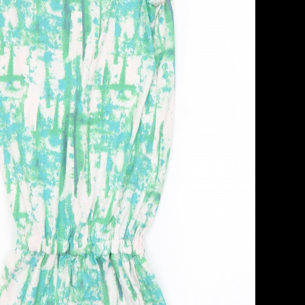 F&F Womens Green Playsuit One-Piece Size 8