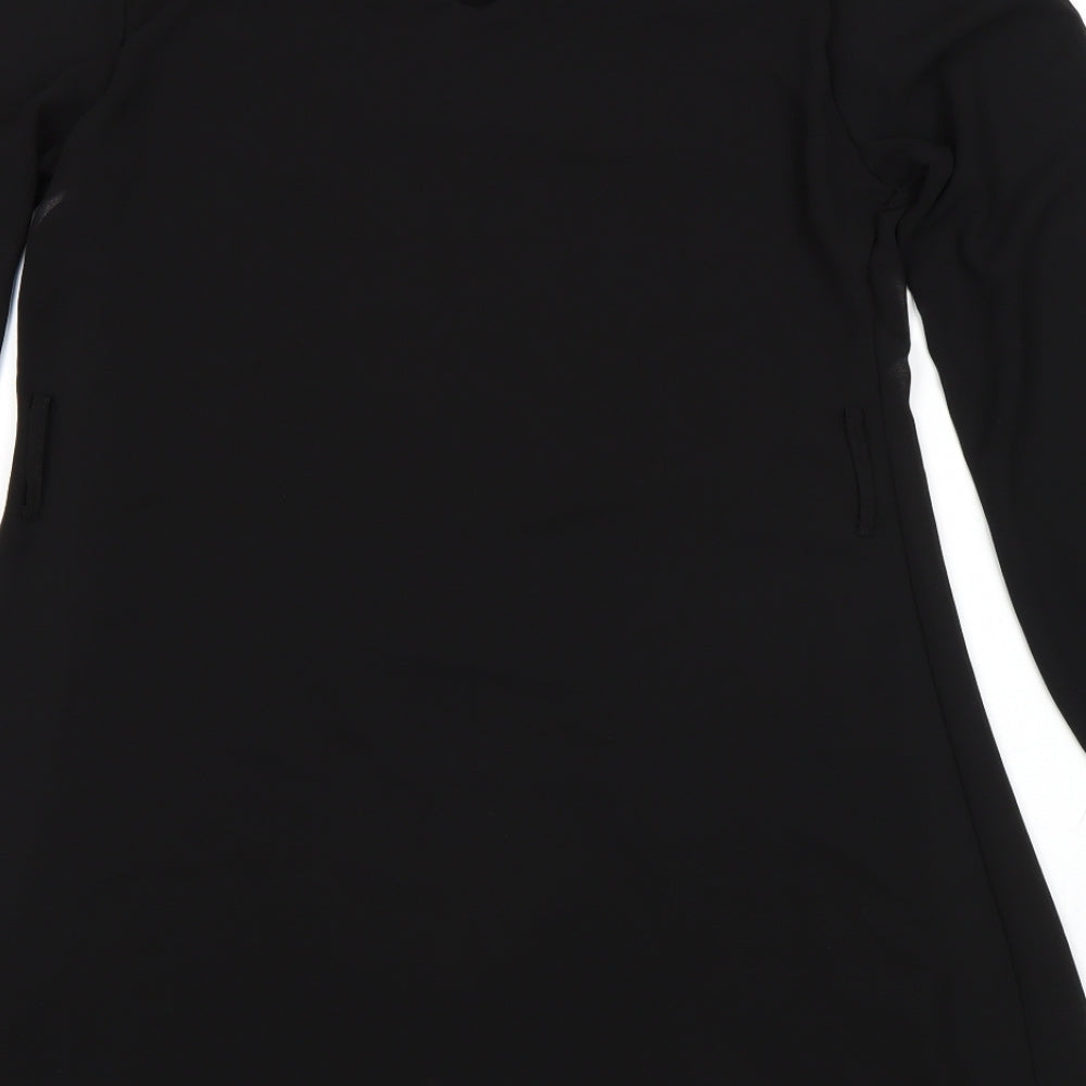 Boohoo Womens Black A-Line Size 8