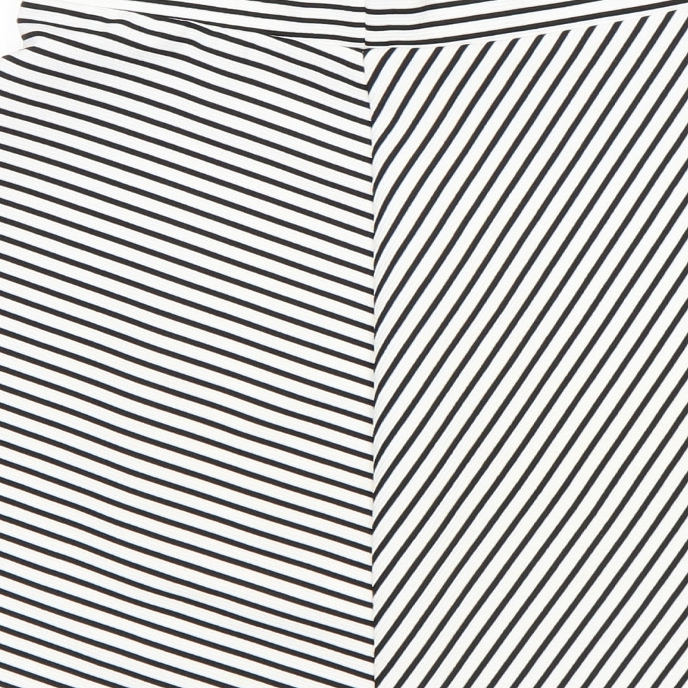 Atmosphere Womens Multicoloured Striped A-Line Skirt Size 8