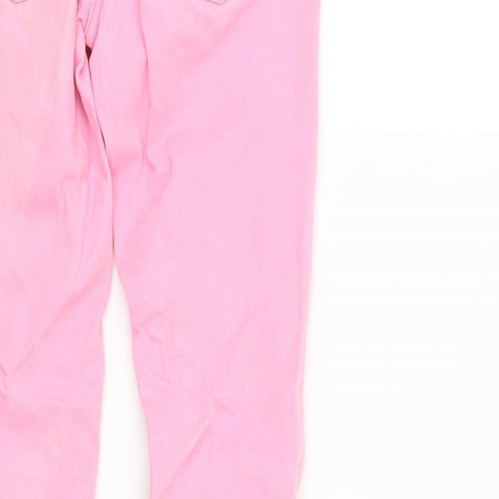 NEXT Girls Pink Straight Jeans Size 9 Months