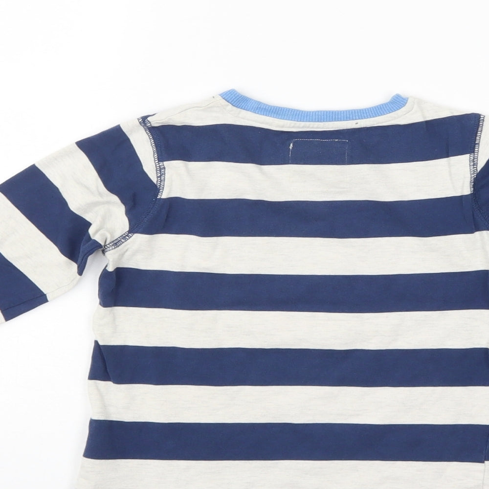 Jim Jams Boys Blue Striped Pyjama Top Size 2-3 Years