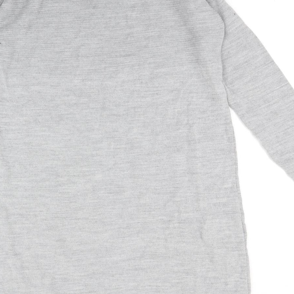 ASOS Womens Grey Jumper Dress Size 4