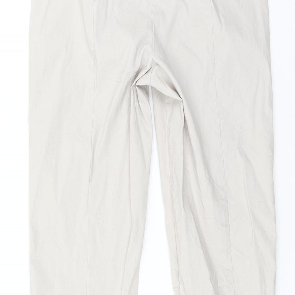 Preworn Womens Ivory Trousers Size 6 L30 in