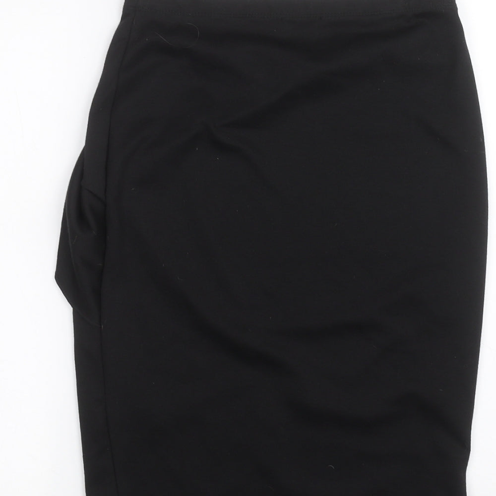 New Look Womens Black A-Line Skirt Size 6