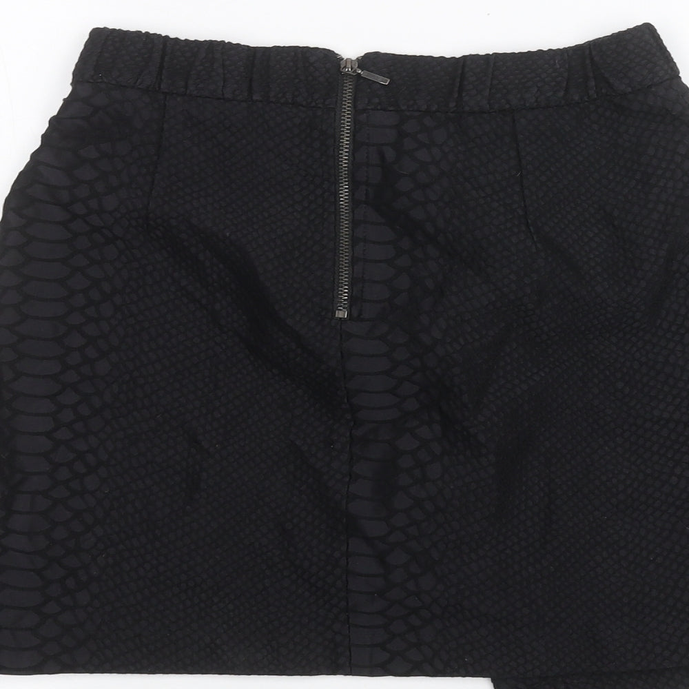 Topshop Womens Black Bandage Skirt Size 10