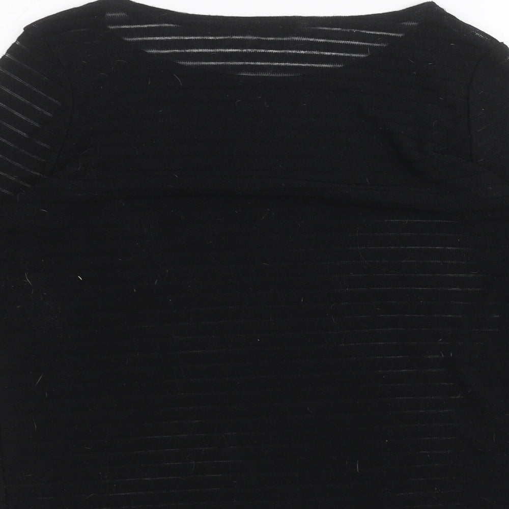 River Island Womens Black Basic T-Shirt Size 12
