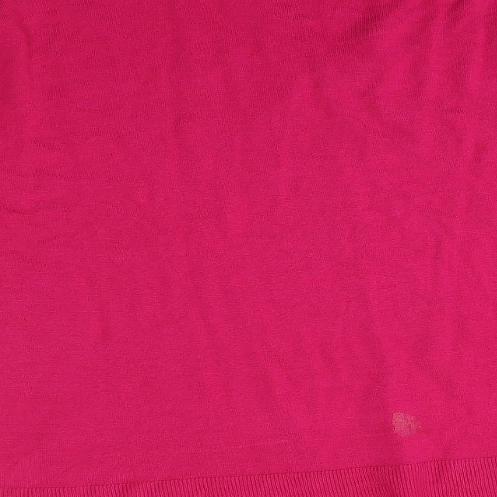 Mango Womens Pink Basic Blouse Size M
