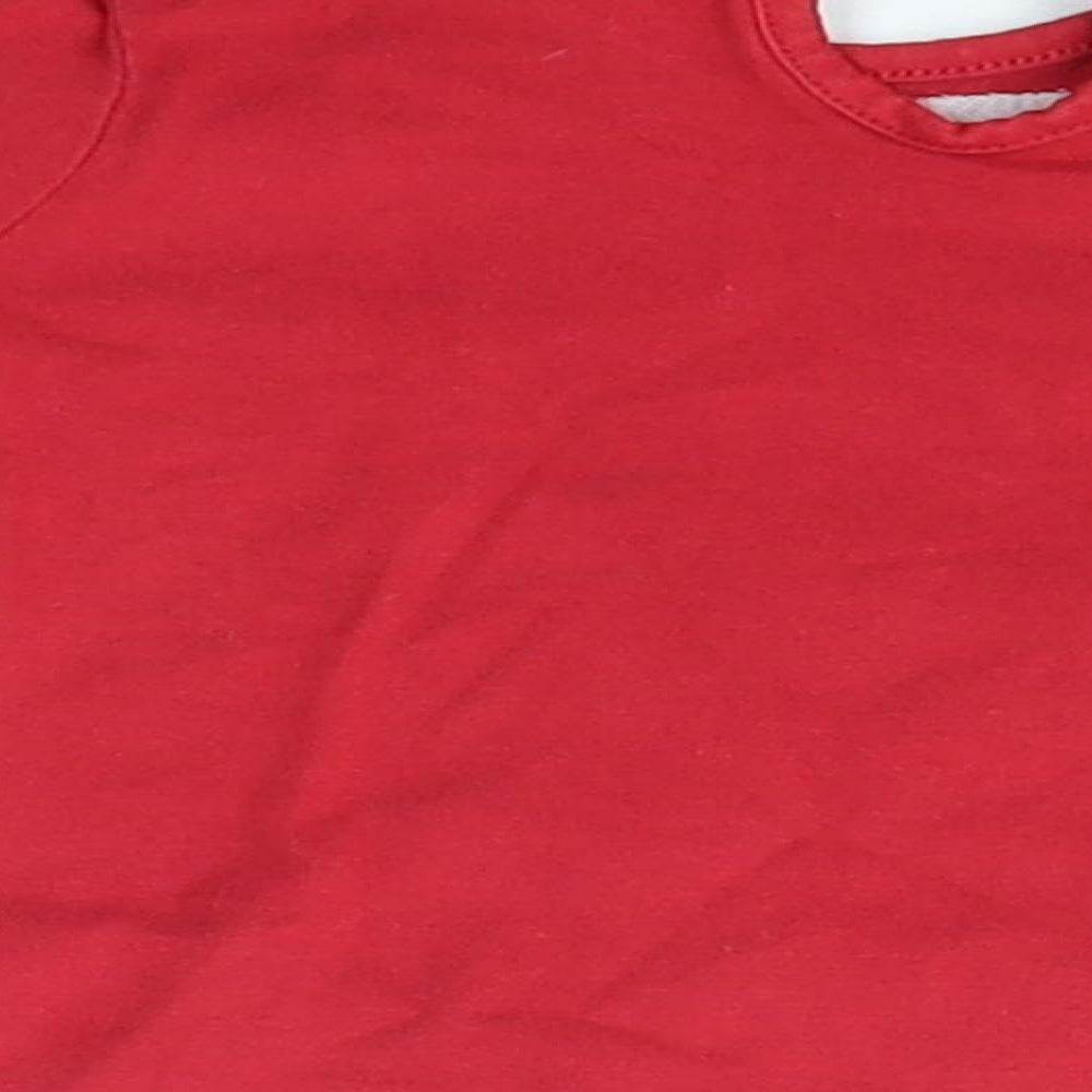 Matalan Baby Red Basic T-Shirt Size 6-9 Months