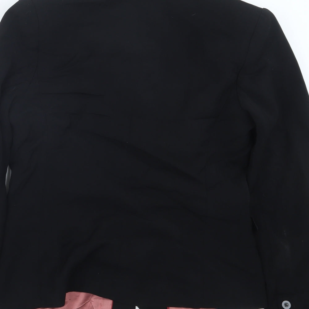 Preworn Womens Black Jacket Blazer Size 10