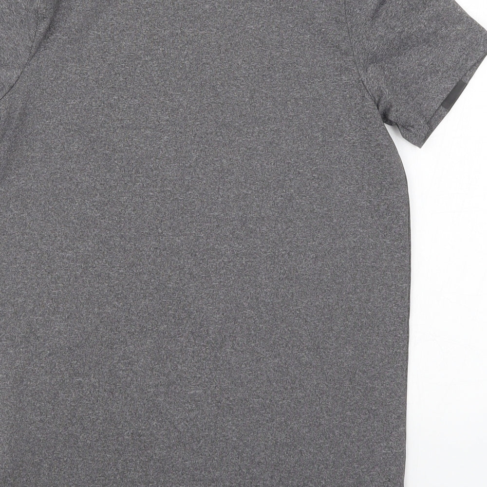 F&F Boys Grey Basic T-Shirt Size 8-9 Years - Bronx