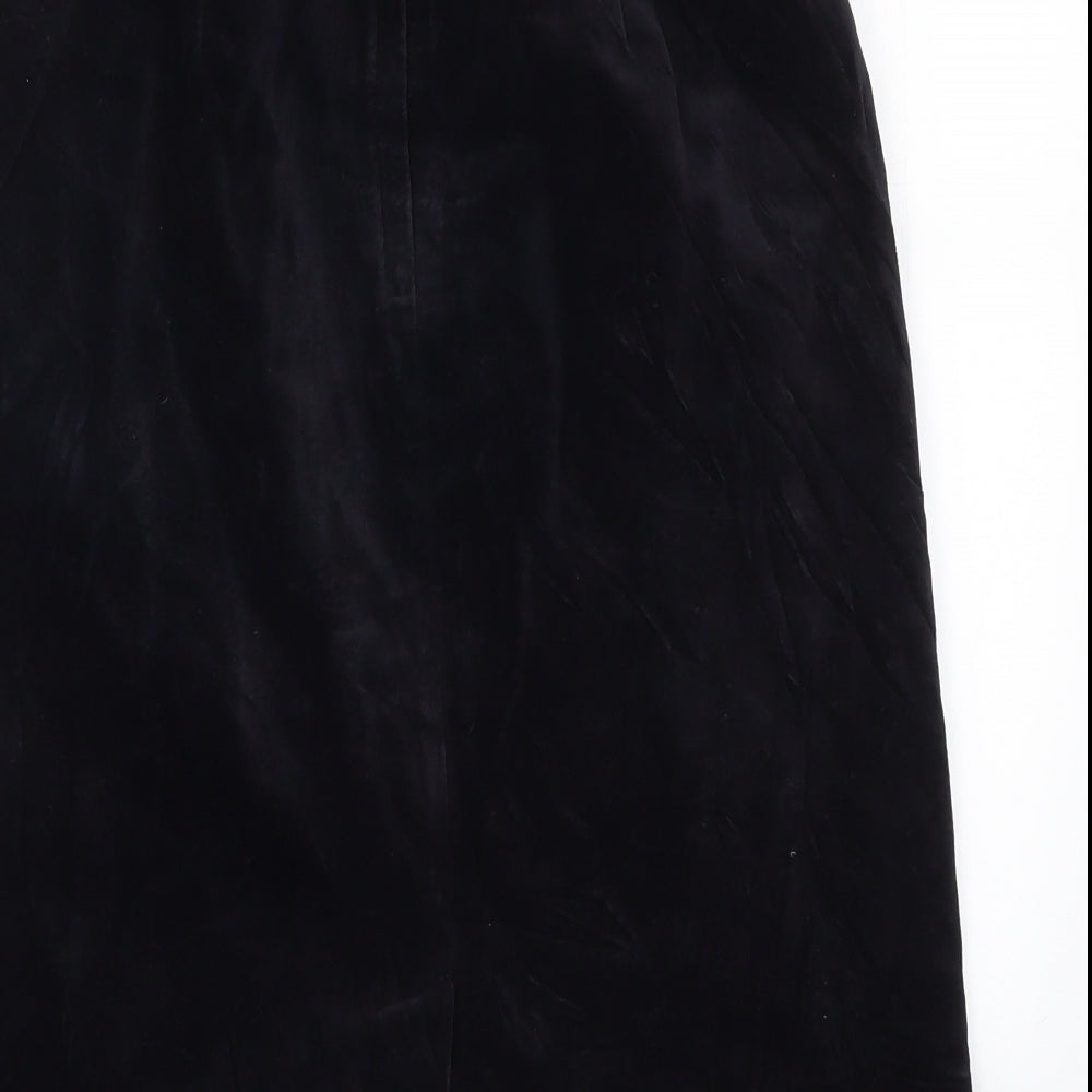 Preworn Womens Black A-Line Skirt Size 14