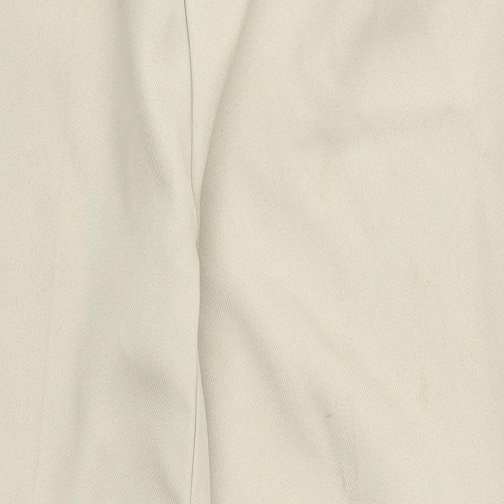 Slimma Womens Beige Trousers Size 12 L22.5 in