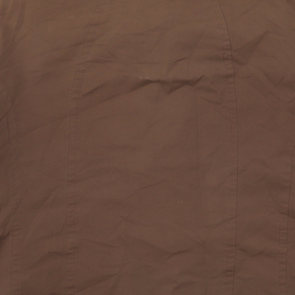 Klass Womens Brown Jacket Size L