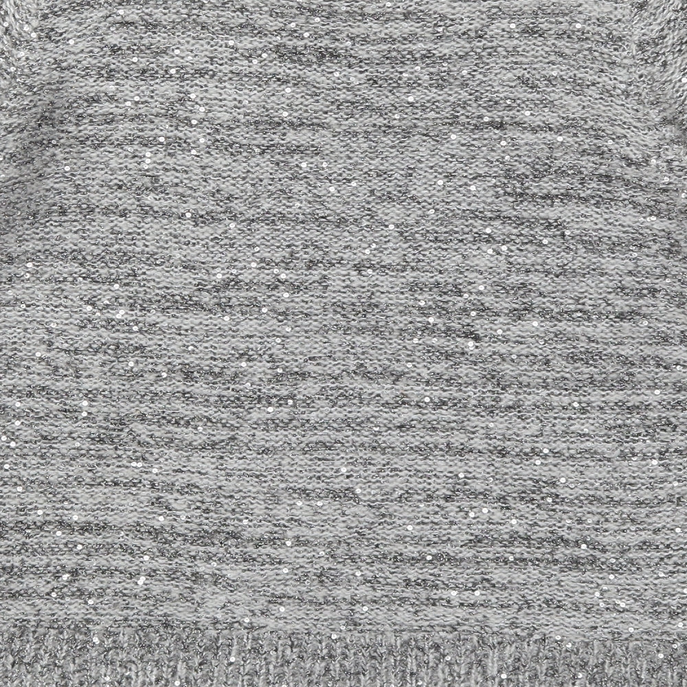 Marks and Spencer Womens Grey Knit Pullover Jumper Size 12