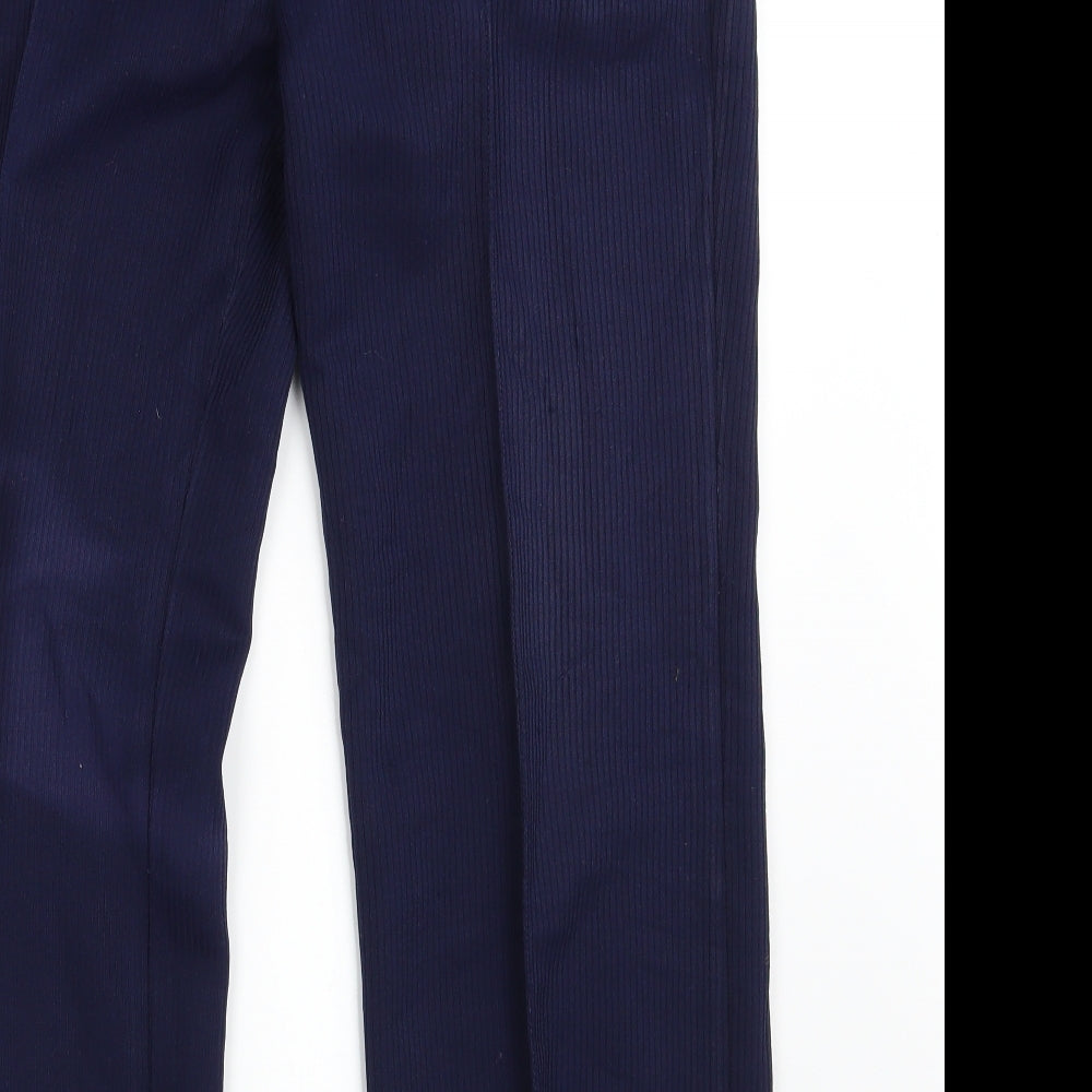 M&S Womens Blue Bloomer Trousers Size 16 L26 in