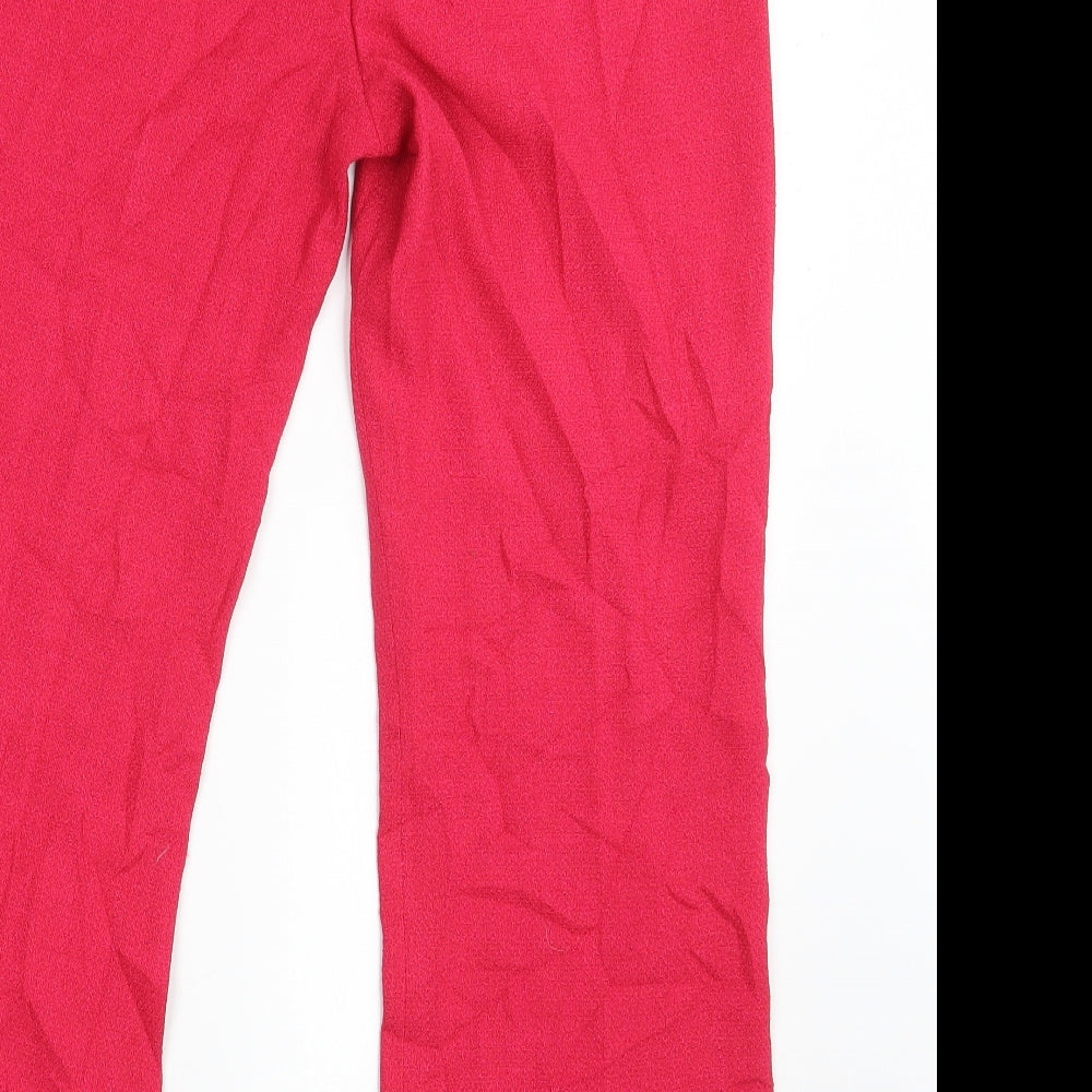 Next Womens Pink Dress Pants Trousers Size 12 L28 in