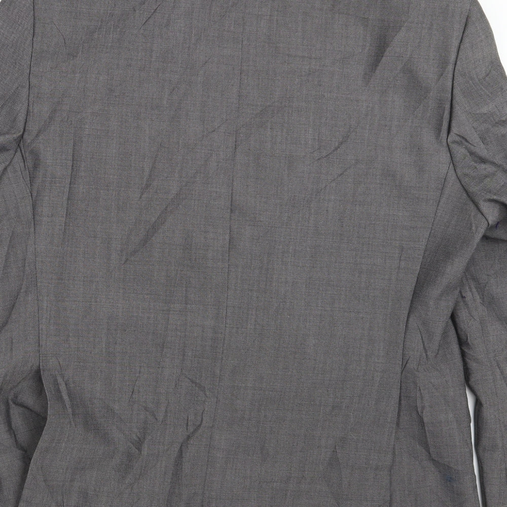 Greenwoods Mens Grey Jacket Blazer Size 42