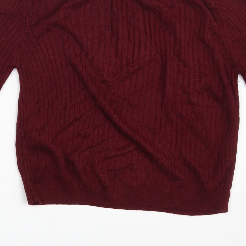 Topshop Womens Purple Pullover Sweatshirt Size 10