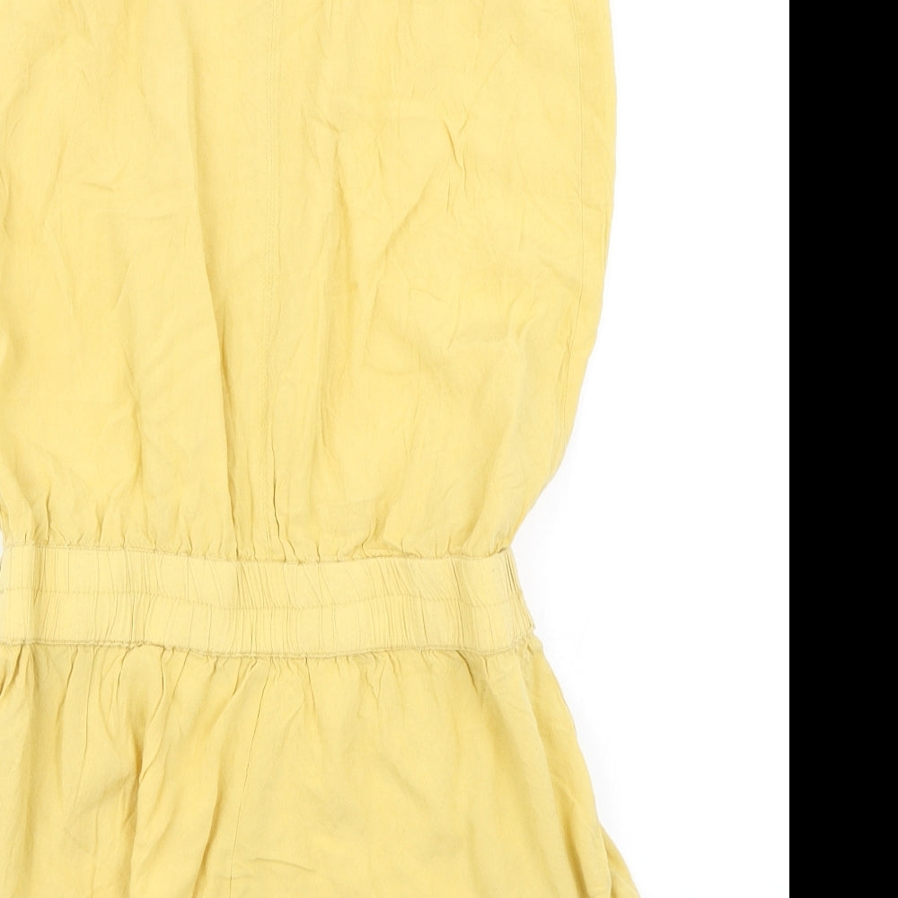 MAx Girls Yellow Playsuit One-Piece Size M