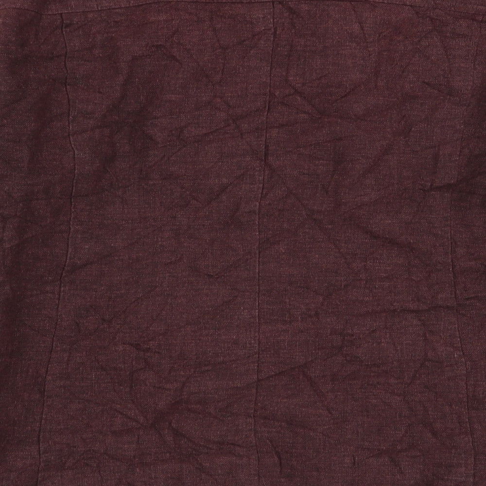M&Co Womens Brown Jacket Coat Size 14