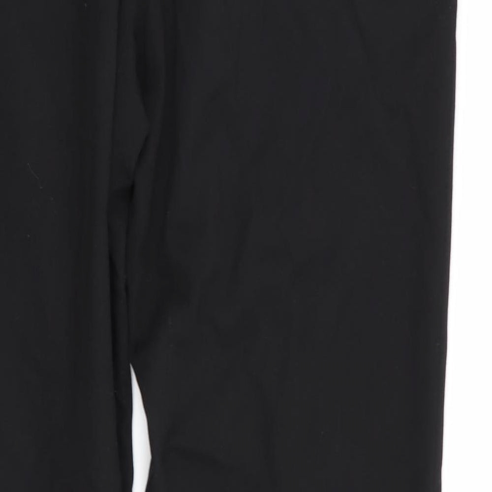 Zara Womens Black Trousers Size 4 L29 in