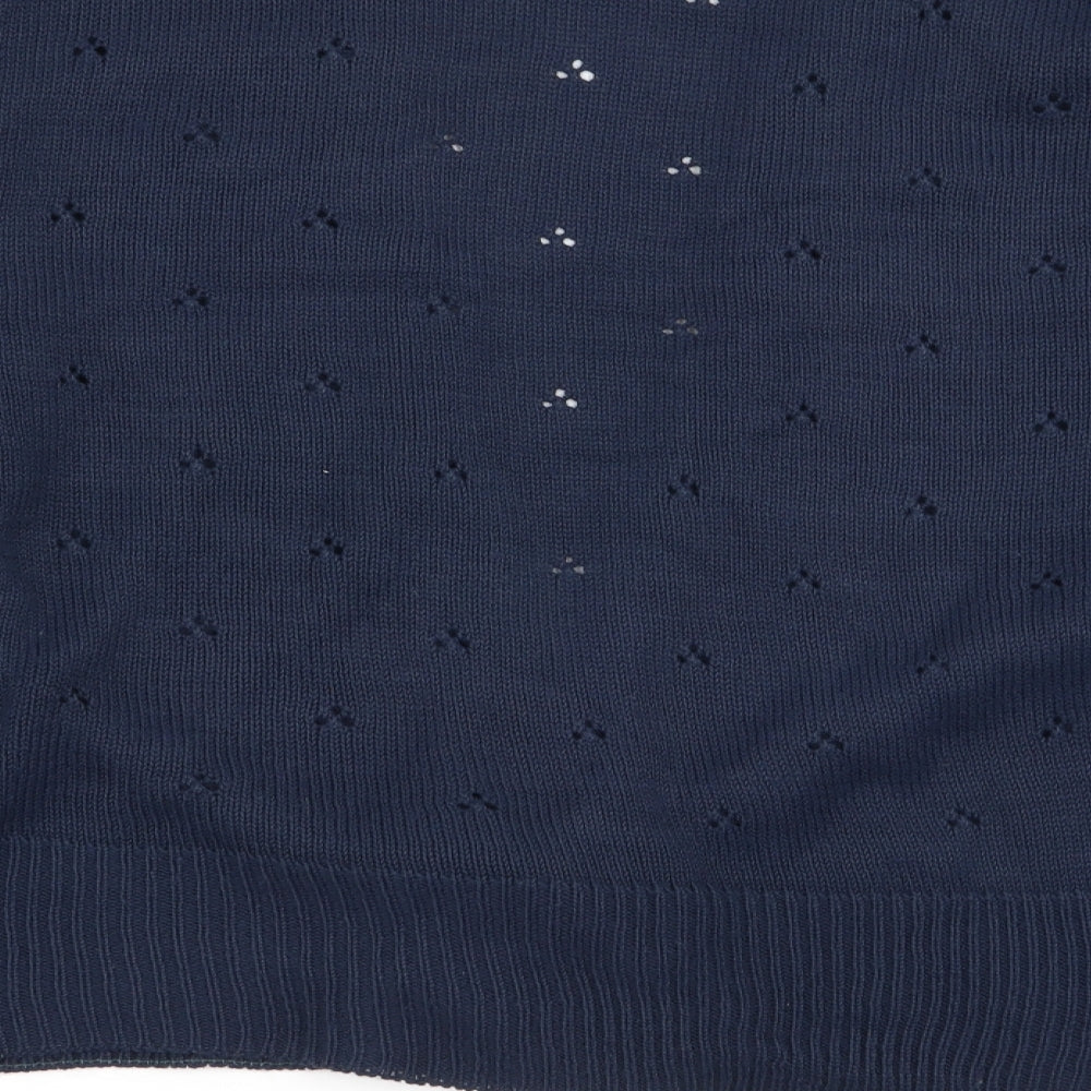 Littlewoods Womens Blue Cardigan Jumper Size 12