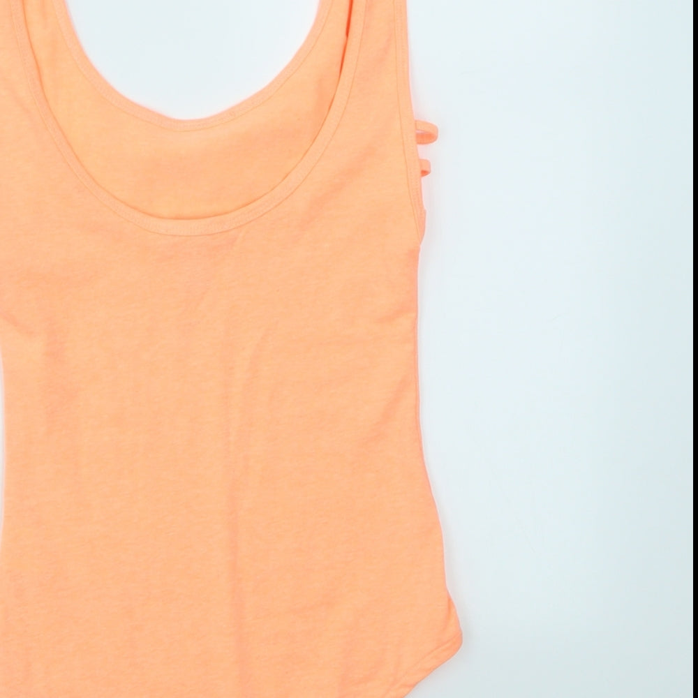 Primark Womens Orange Bodysuit One-Piece Size 4