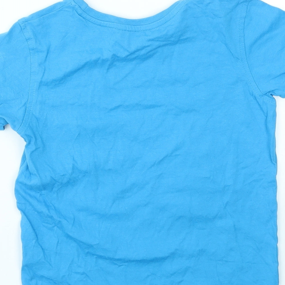 George Boys Blue Basic T-Shirt Size 6-7 Years