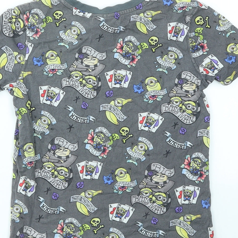 George Boys Multicoloured Geometric Basic T-Shirt Size 6-7 Years