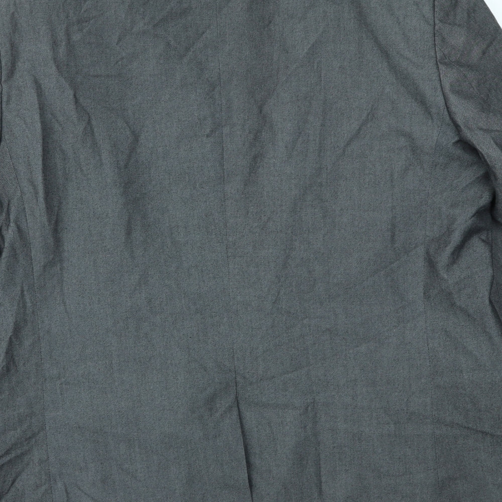M&S Mens Grey Jacket Blazer Size 44