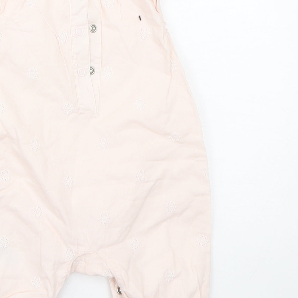 Marks & Spencer Baby Pink Coverall One-Piece Size 0-3 Months