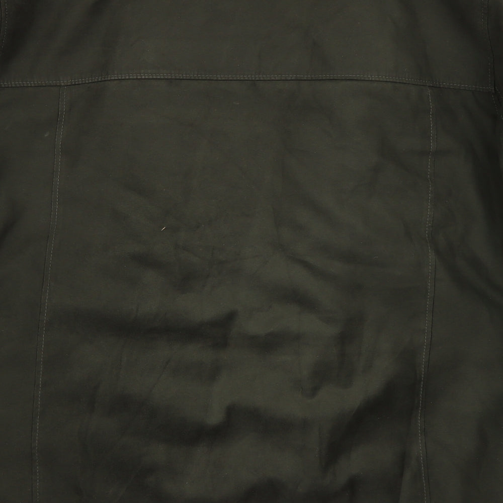 Jupiter Mens Green Overcoat Coat Size S