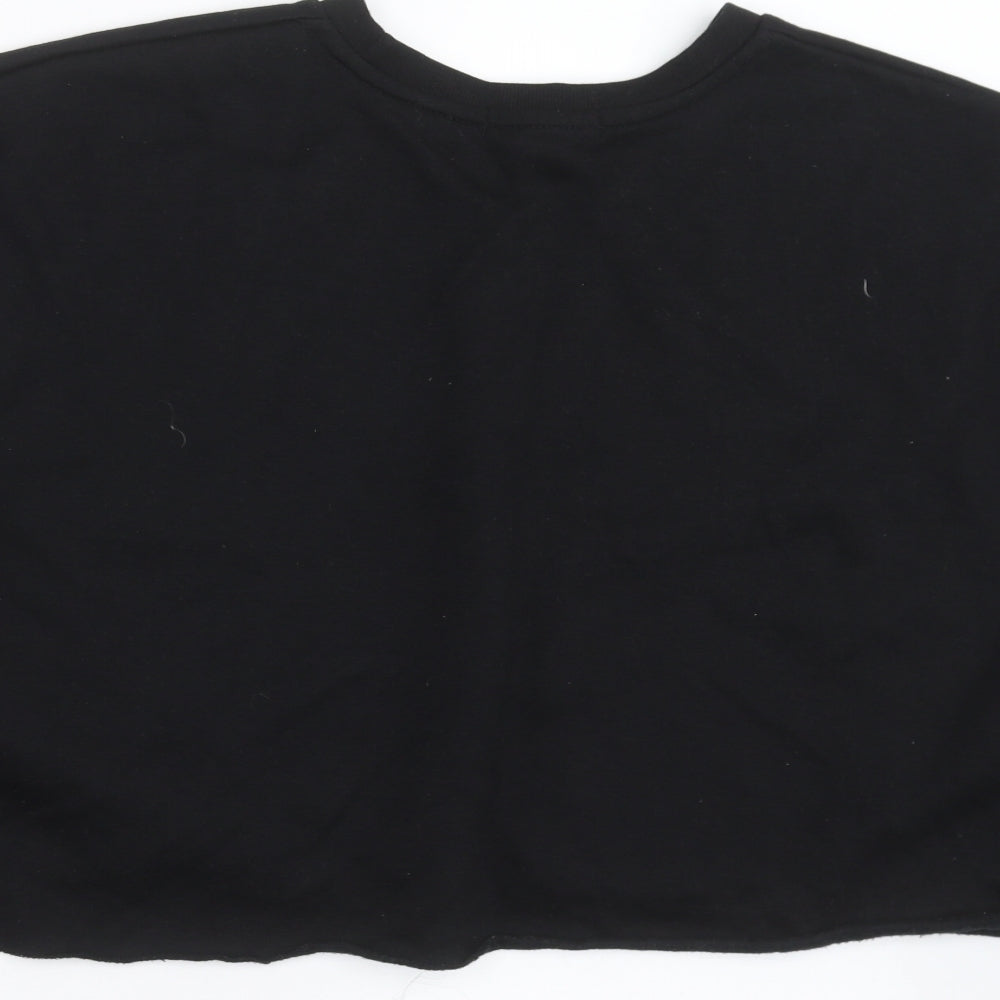 Primark Womens Black Pullover Sweatshirt Size M