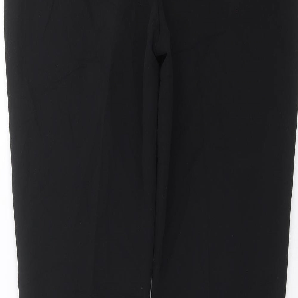 Marks & Spencer Womens Black Trousers Size 12 L27 in