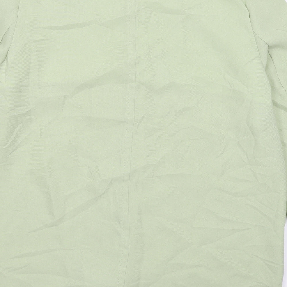 Compliments Womens Green Jacket Blazer Size 14